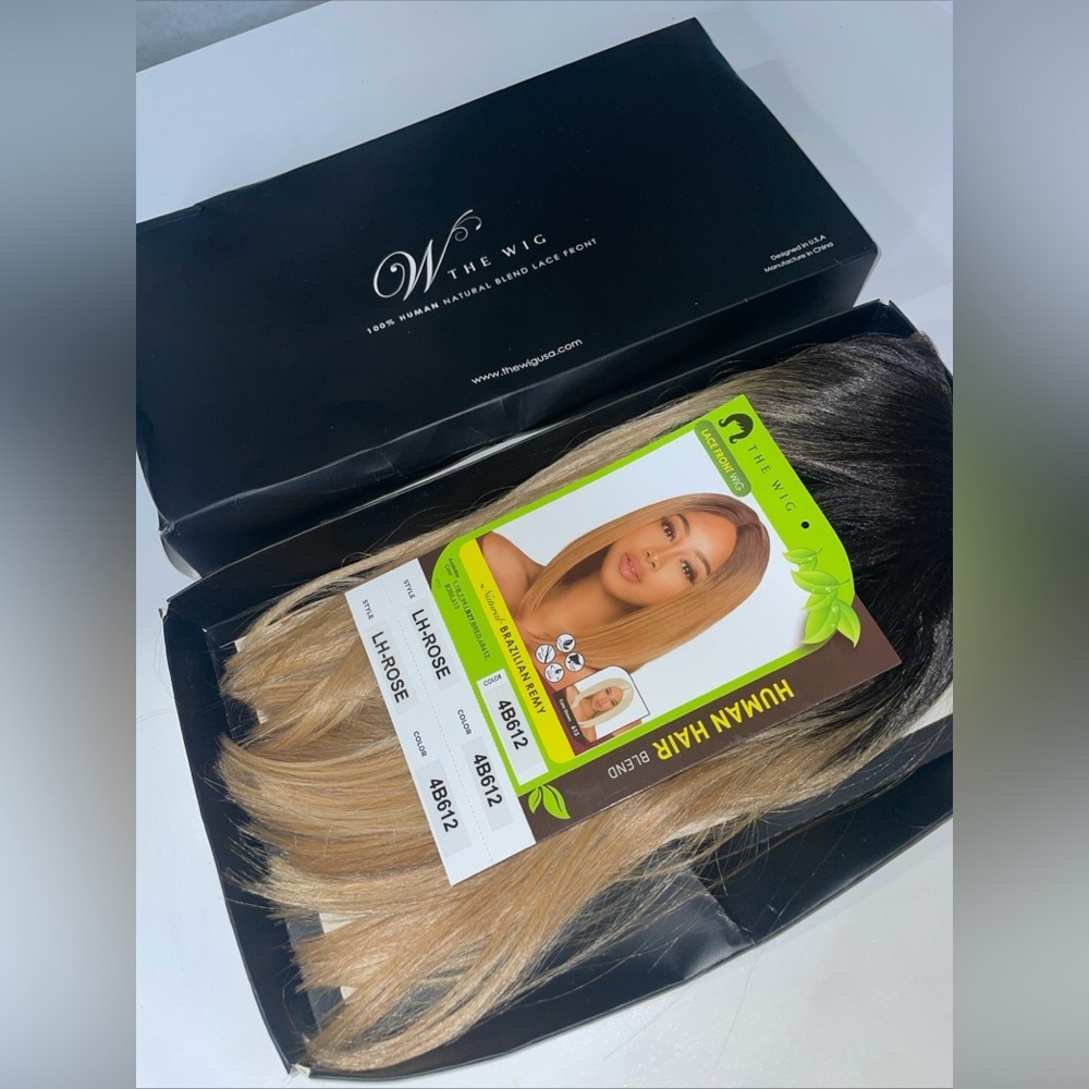 BRAZILIAN Remy Human Hair Color 4B612 Lace Front